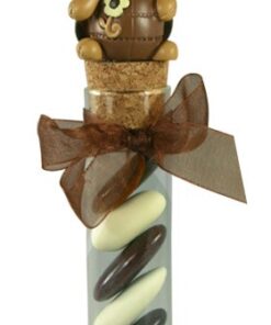 Figurine Coccinelle Baptême naissance chocolat H5cm