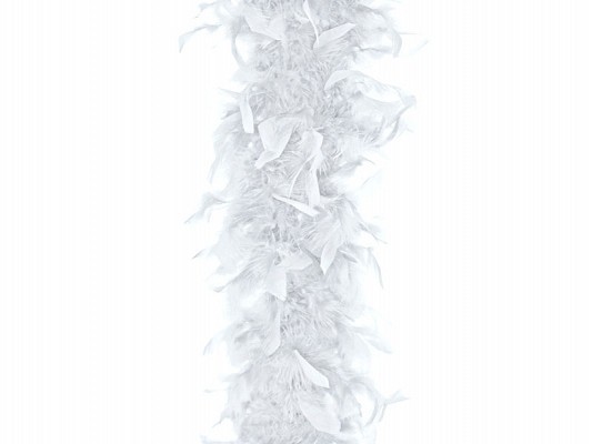 Boa blanc déco en plumes Boa blanc déco en plumes