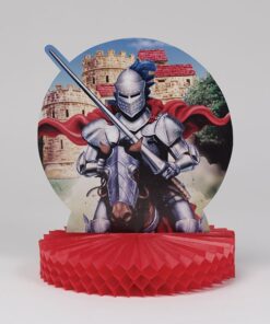Centre de table chevalier anniversaire enfant