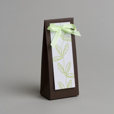 10 Pochette à dragées nature eco chic marron vert 10 Pochette à dragées nature eco chic marron vert
