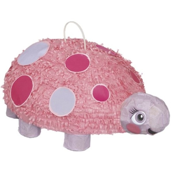 Pinata tortue rose en 3D anniversaire fille Pinata tortue rose en 3D anniversaire fille