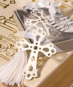 Marque page croix cadeaux invité communion