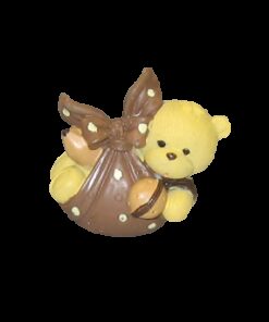 Figurine ourson brun - sujet baptême