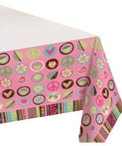 Nappe en papier anniversaire Hippie chic
