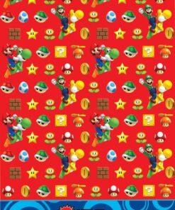 Nappe anniversaire super mario bros