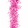 Boa rose en plumes 180cm