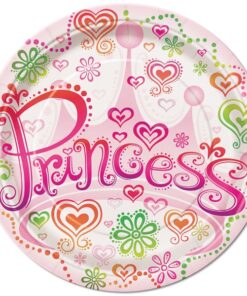 Pack goûter anniversaire Princesse rose