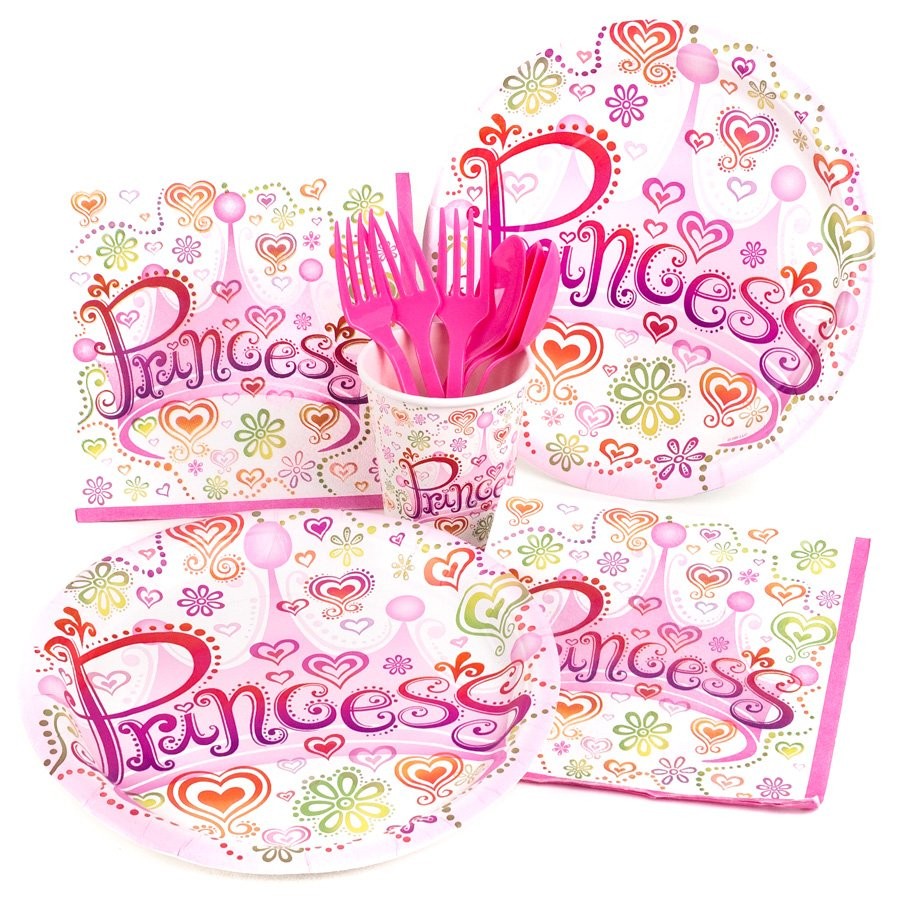Pack goûter anniversaire Princesse rose Pack goûter anniversaire Princesse rose