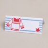 Carte marque place table thème marin (x10)