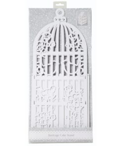 Présentoir gâteau étagère cage oiseau