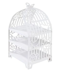 Présentoir gâteau étagère cage oiseau