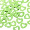 Confettis de table en forme coeur, vert