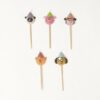 Bougies anniversaire animaux gateau enfant