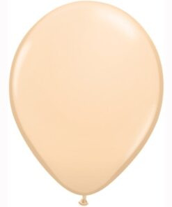 5 ballons latex blush rose naturel