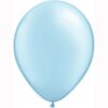 5 ballons uni bleu ciel en latex