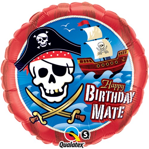 Ballon géant bateau pirate happy birthday Ballon géant bateau pirate happy birthday