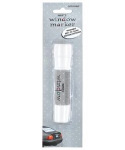 Marqueur blanc effacable vitre fenetre