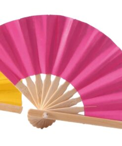 Mini éventail papier fuchsia