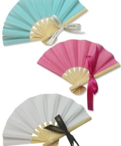 Mini éventail papier fuchsia