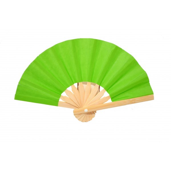 Mini éventail papier vert Mini éventail papier vert