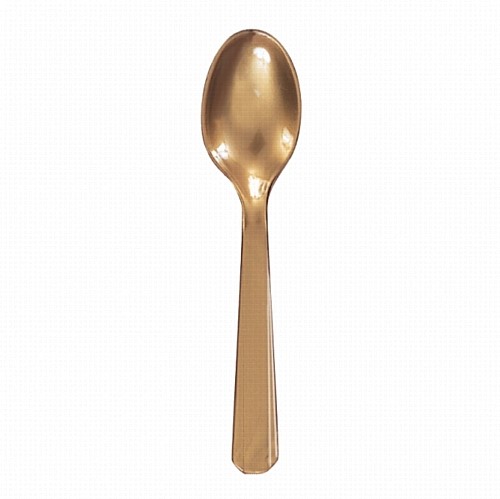 20 cuillères en plastique doré OR lumineux 20 cuillères en plastique doré OR lumineux
