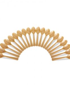 20 cuillères en plastique doré OR lumineux