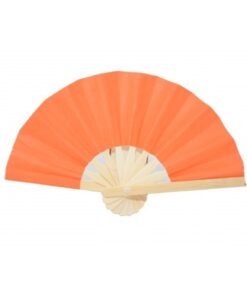 Mini éventail papier orange