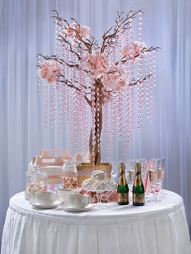 Guirlande de perles diamant cristal rose 1M Guirlande de perles diamant cristal rose 1M