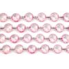 Guirlande de perles diamant cristal rose 1M
