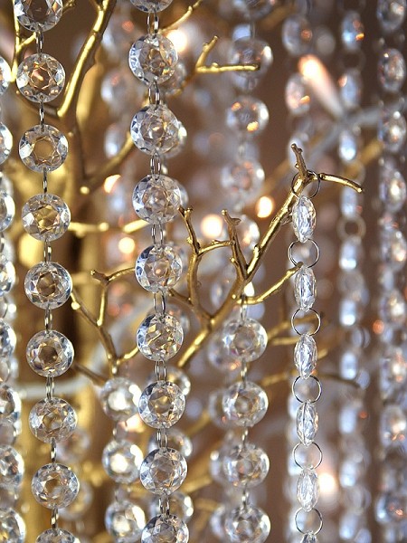 Guirlande de perles diamant cristal mariage 1M Guirlande de perles diamant cristal mariage 1M