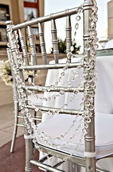 Guirlande de perles diamant cristal mariage 1M Guirlande de perles diamant cristal mariage 1M