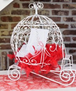 Location urne tirelire mariage carosse blanc