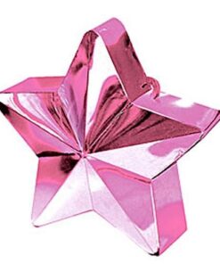 Poids pour ballons étoile rose clair