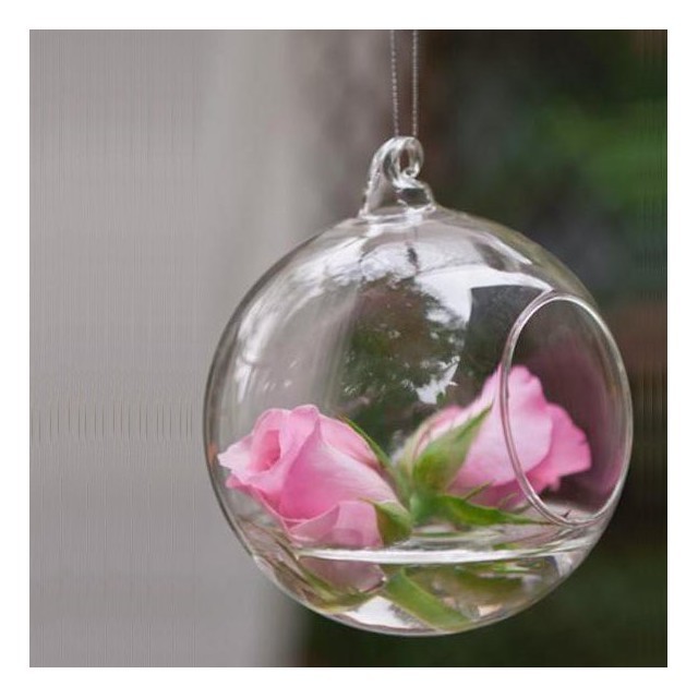 4 Photophore verre boule à suspendre 10 cm 4 Photophore verre boule à suspendre 10 cm