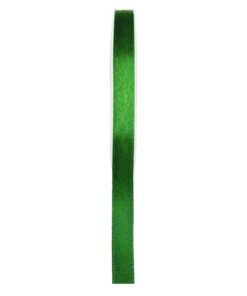 Ruban de satin 6mm vert foncé golf sapin