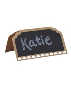 10 marque place ardoise et papier kraft