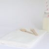 Nappe unie en papier BLANC givré