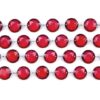 Guirlande de perles diamant cristal rouge vin 1M