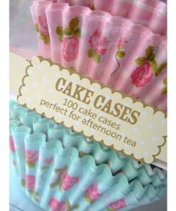 100 caissette à cupcakes vintage liberty fleurs