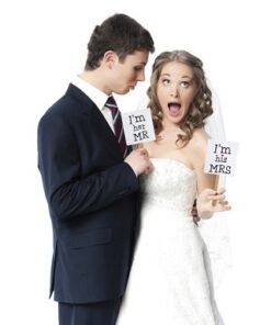 Photobooth mariage I'am her Mr, I'm his Mrs