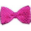 Noeud papillon sequins rose fuchsia