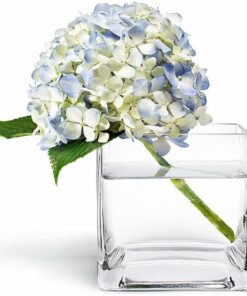 Vase photophore cube verre 8 x 8cm