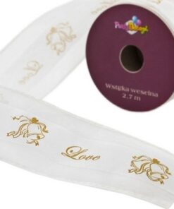 Ruban Love clochettes porte bonheur mariage