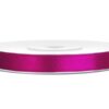 Ruban satin 6mm rose fuchsia 25M