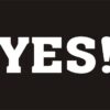 Autocollant stickers chaussures " YES ! " ( x 2 )