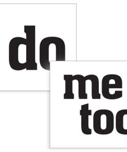 Stickers Chaussures "I DO" "ME TOO" mariage humour