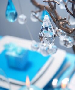 Pampille goutte diamant déco (par 10)