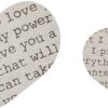 Confettis vintage coeurs mariage messages journal