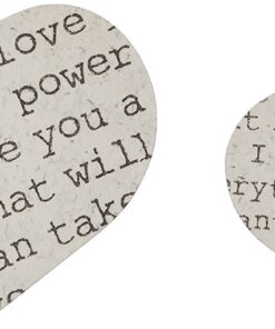 Confettis vintage coeurs mariage messages journal