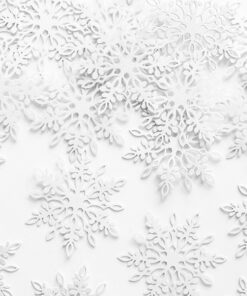 Confettis flocons de neige en papier (X 20)